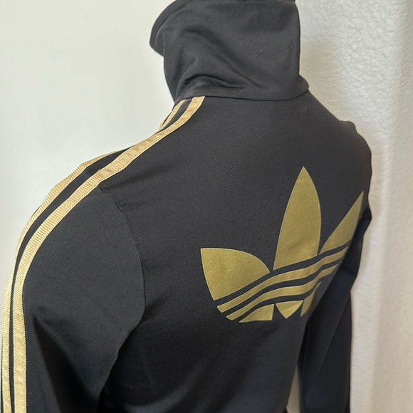 Adidas Firebird Black Gold Track Jacket - Picture 4 of 7